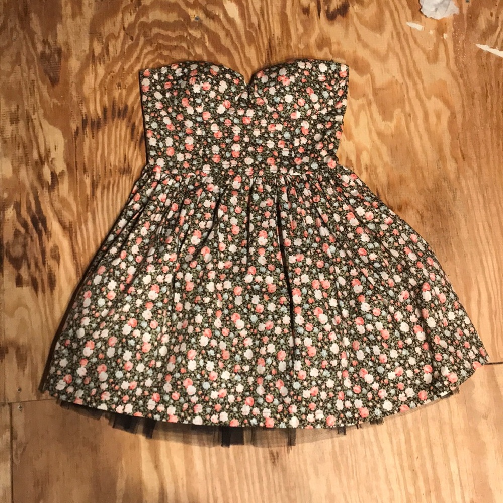 Floral dress.